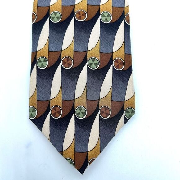 Silk Tie Cocktail Collection Martini As Seen Under The Microscope Multicolored G - Picture 3 of 8